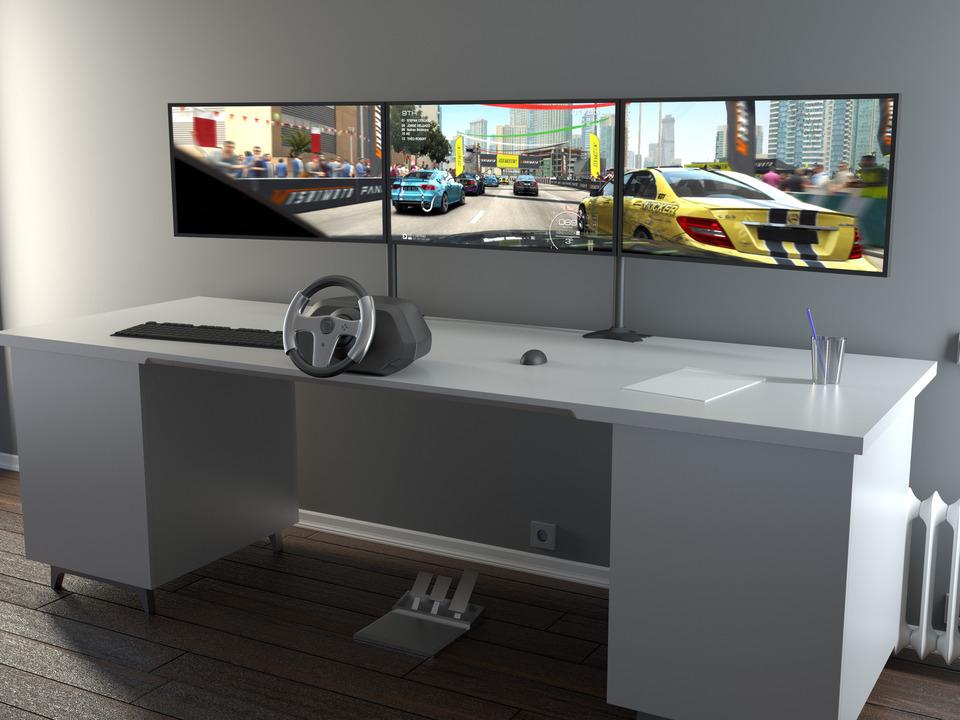 Multibrackets 1312 monitoriaus laikiklis arba stovas 81,3 cm (32") Laisvai stovintis Juoda