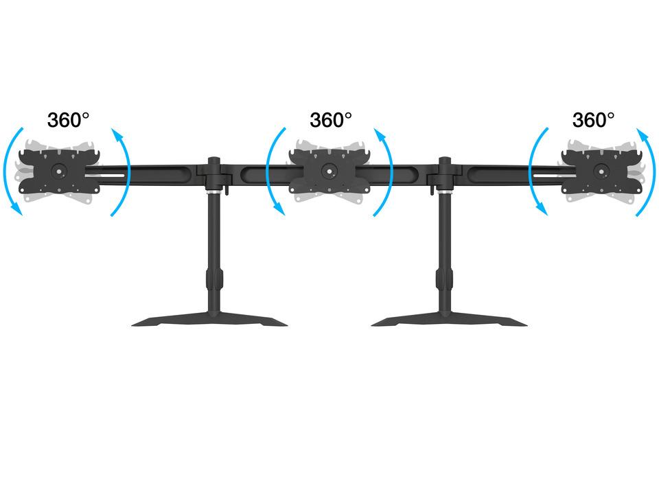 Multibrackets 1312 monitoriaus laikiklis arba stovas 81,3 cm (32") Laisvai stovintis Juoda