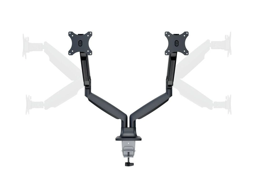 Multibrackets 3286 monitoriaus laikiklis arba stovas 68,6 cm (27") Gnybtas Juoda, Sidabras