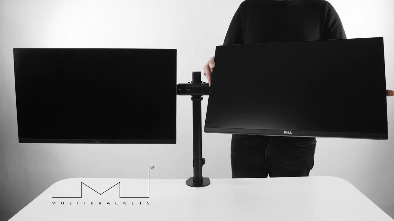 Laikiklis Multibrackets MB DESKMOUNT BASIC DUAL Juodas MAX 7.5KG
