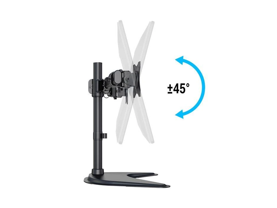 Laikiklis Multibrackets MB DESKSTAND BASIC DUAL Juodas MAX 10KG