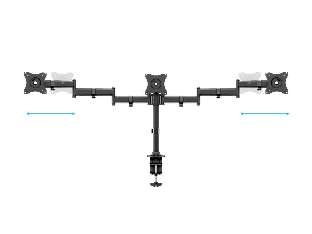 Laikiklis Multibrackets MB DESKMOUNT BASIC TRIPLE Juodas MAX 7.5KG