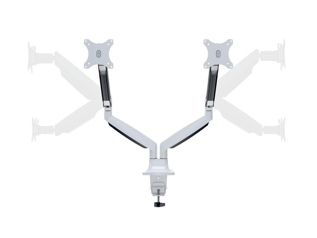 Laikiklis Multibrackets MB DESKMOUNT GAS SPRING DUAL Baltas MAX 9KG