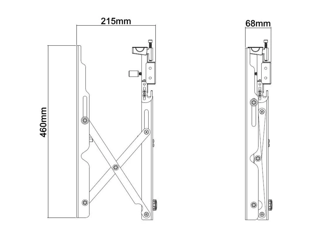 Laikiklis Multibrackets MB M PUBLIC VIDEO MOUNT WALL MOUNT PUSH
