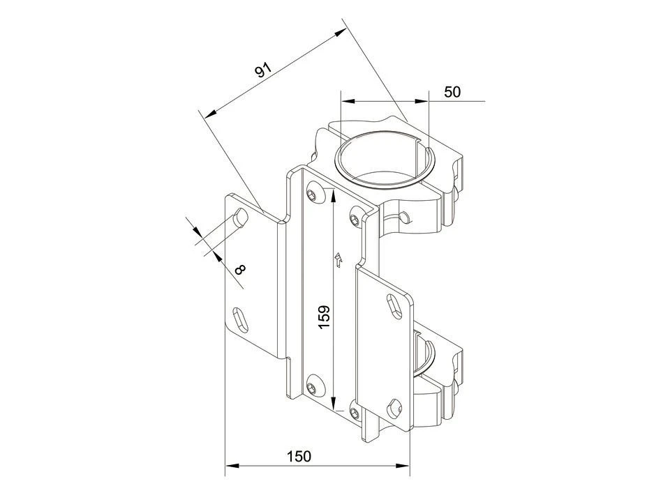 Laikiklis „Multibrackets MB PRO“ SERIJA – STRYPO SPAUSTUVAS