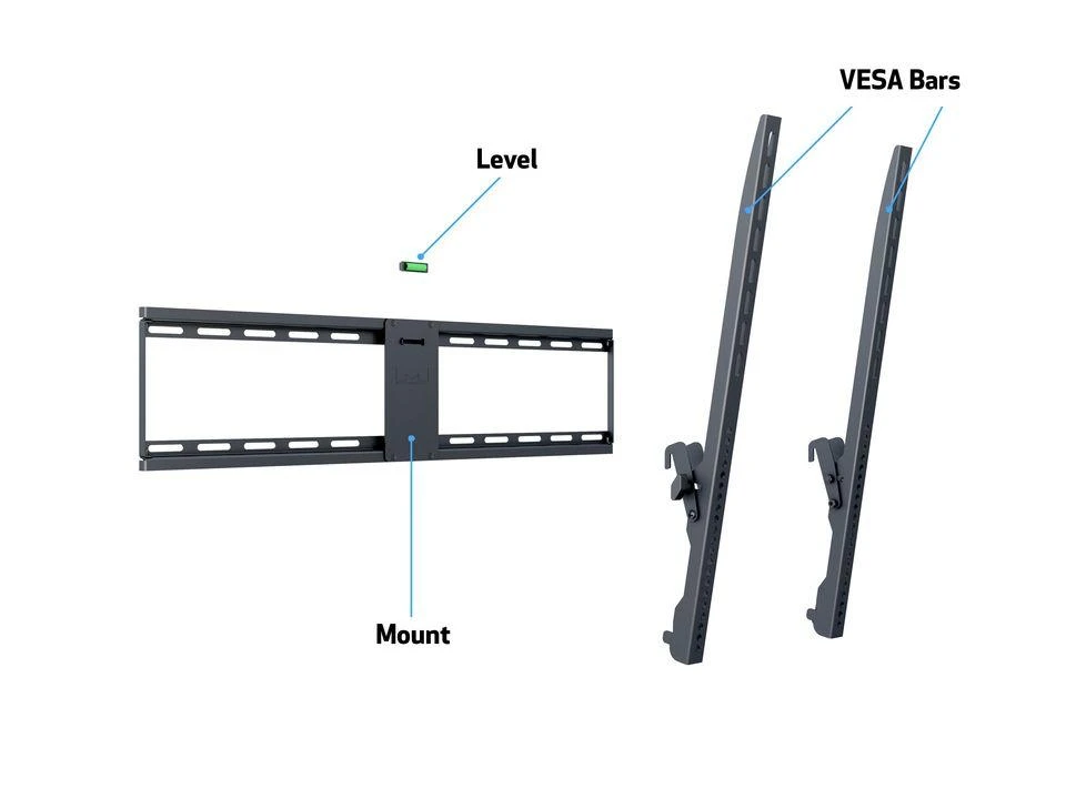 Laikiklis Multibrackets Daugialaikiai laikikliai MB TILT WALLMOUNT L 75KG MAX.800X600 BL