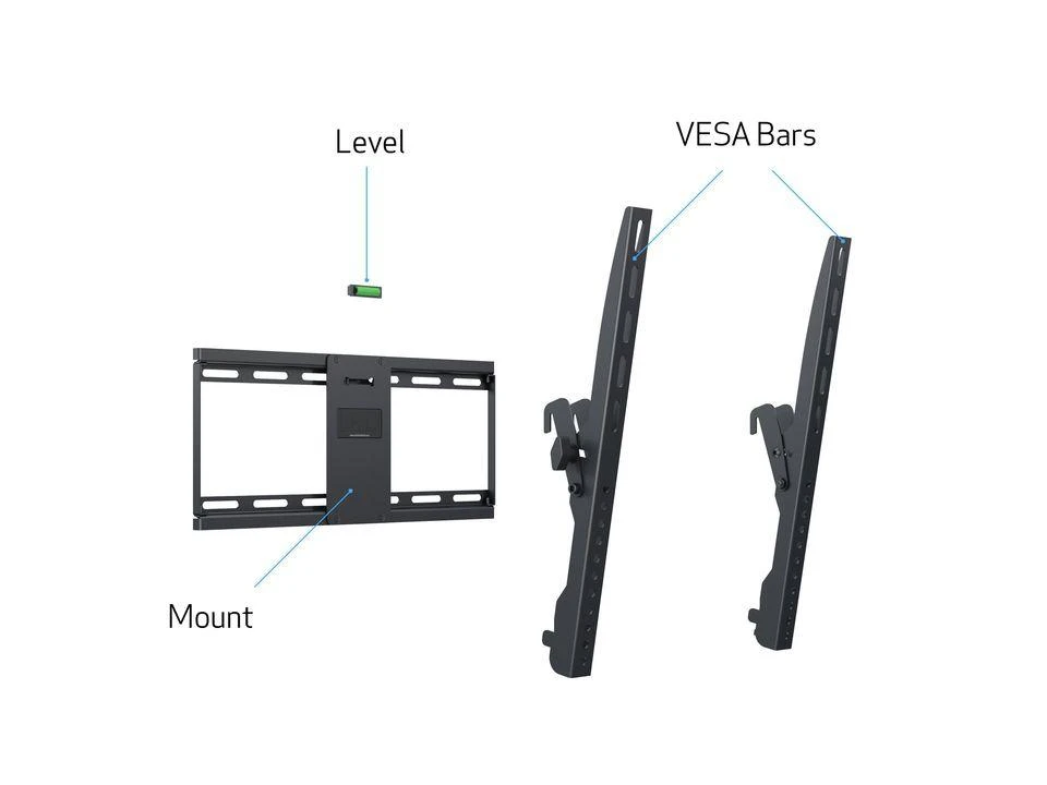Laikiklis Multibrackets Daugialaikiai laikikliai MB TILT WALLMOUNT M 75KG MAX.VESA 400 BL