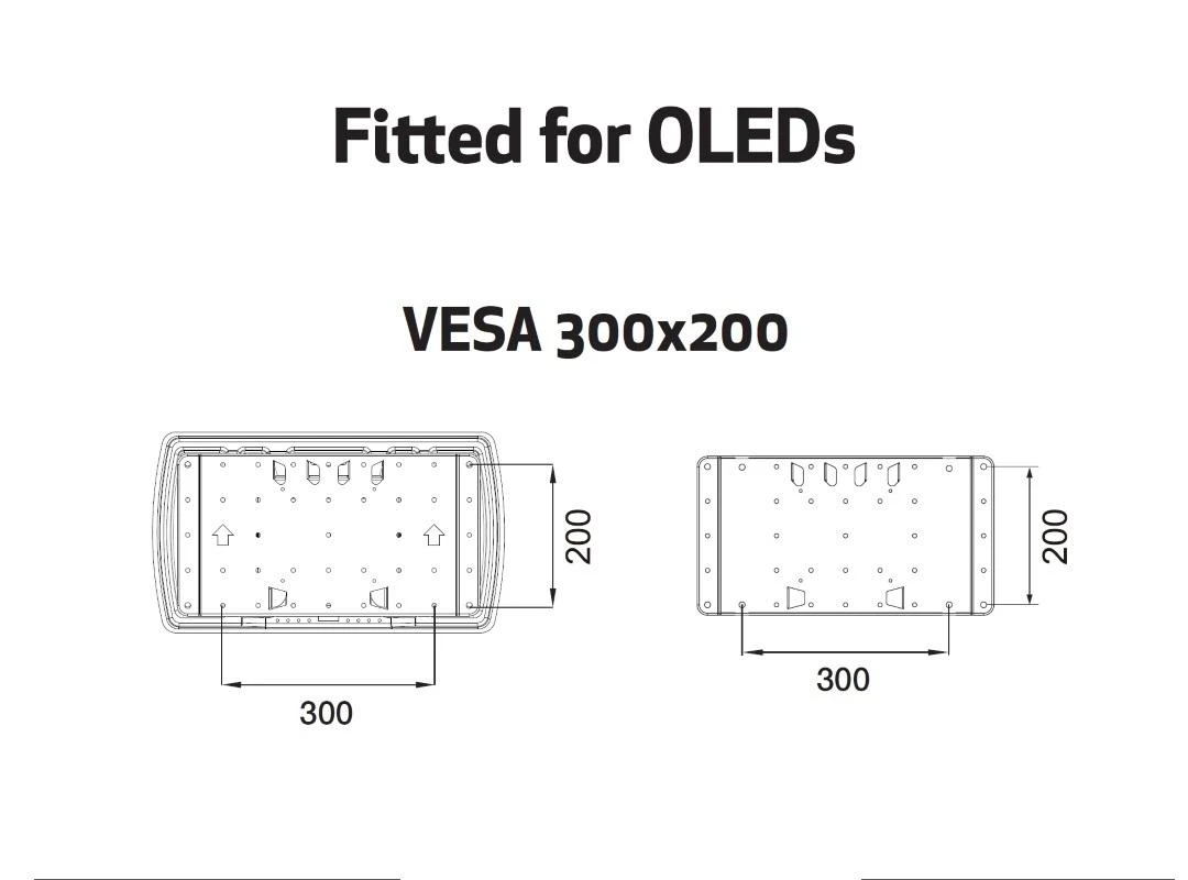 Laikiklis Multibrackets Daugiafunkciniai laikikliai MB SLIM TILT&TURN HD 52KG MAX.400X400