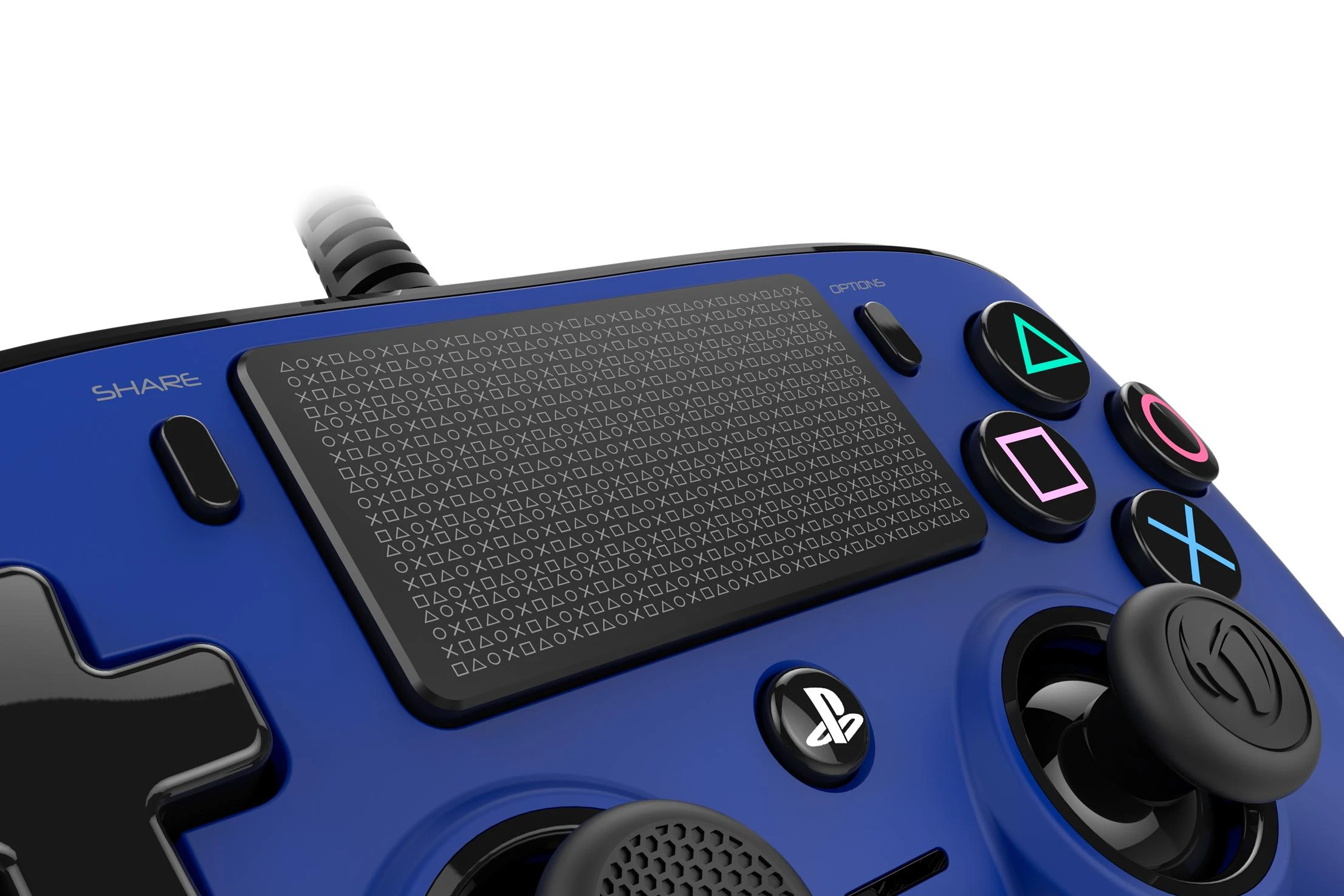 NACON PS4OFCPADBLUE žaidimų valdiklis Žaidimų pultelis PlayStation 4 Mėlyna
