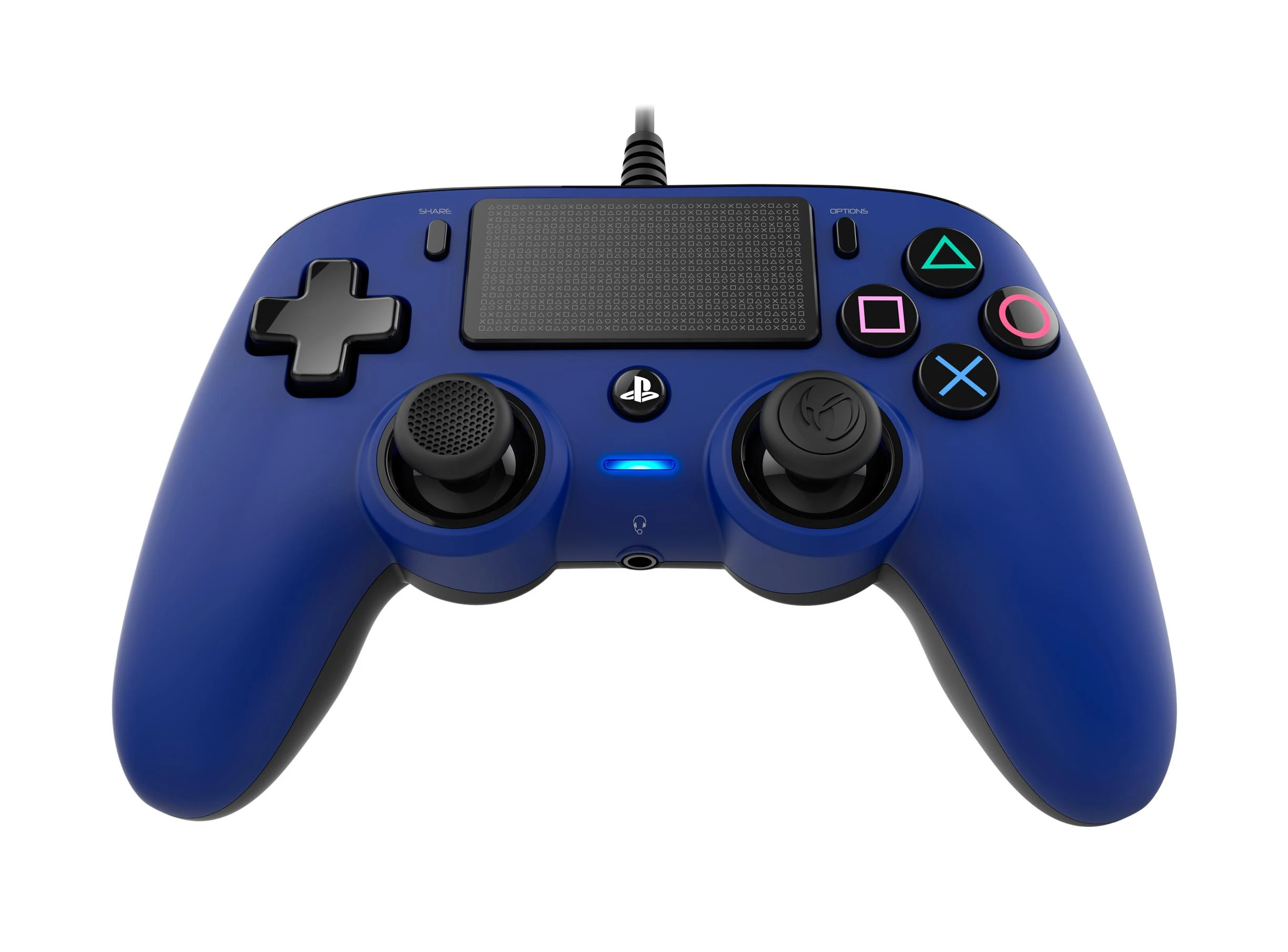 NACON PS4OFCPADBLUE žaidimų valdiklis Žaidimų pultelis PlayStation 4 Mėlyna
