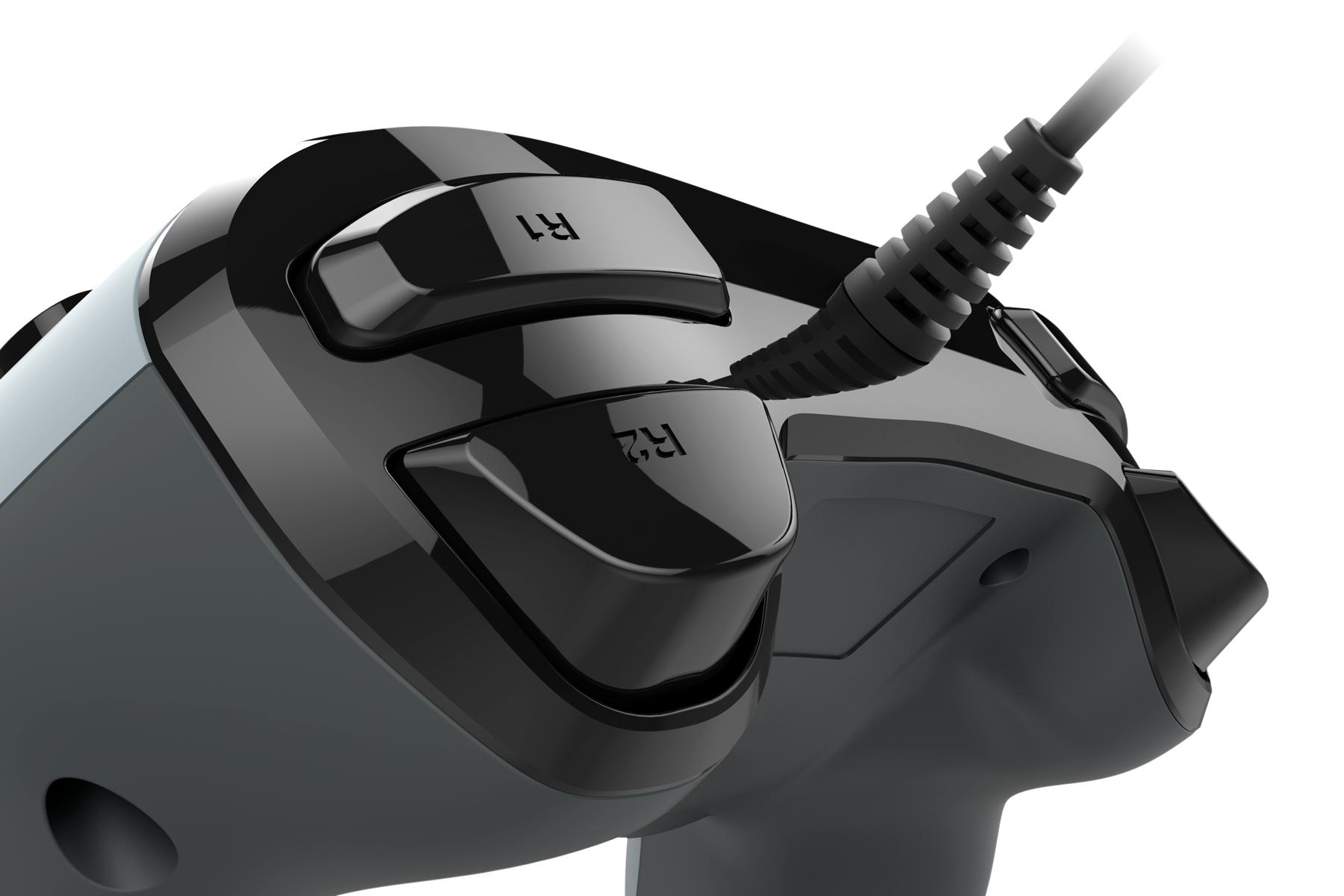 NACON PS4OFCPADGREY žaidimų valdiklis Žaidimų pultelis PlayStation 4 Analoginis / skaitmeninis Pilka