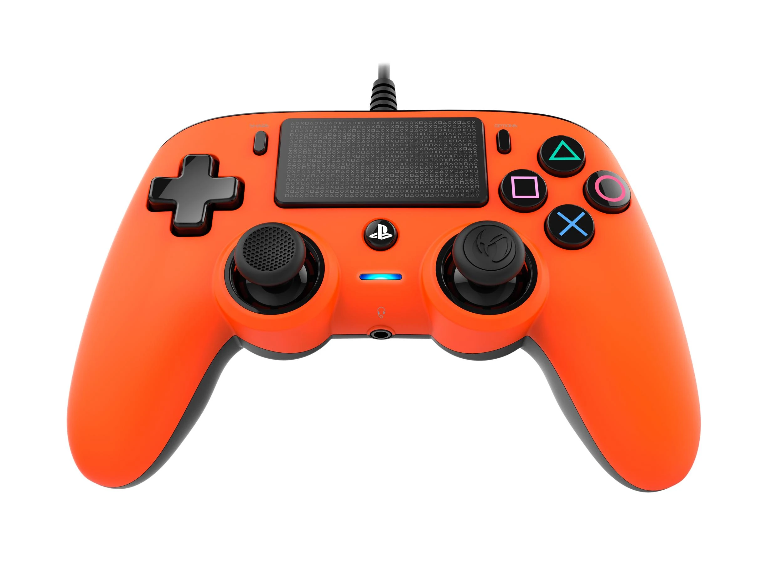 NACON PS4OFCPADORANGE žaidimų valdiklis Žaidimų pultelis PlayStation 4 Analoginis / skaitmeninis Oranžinė