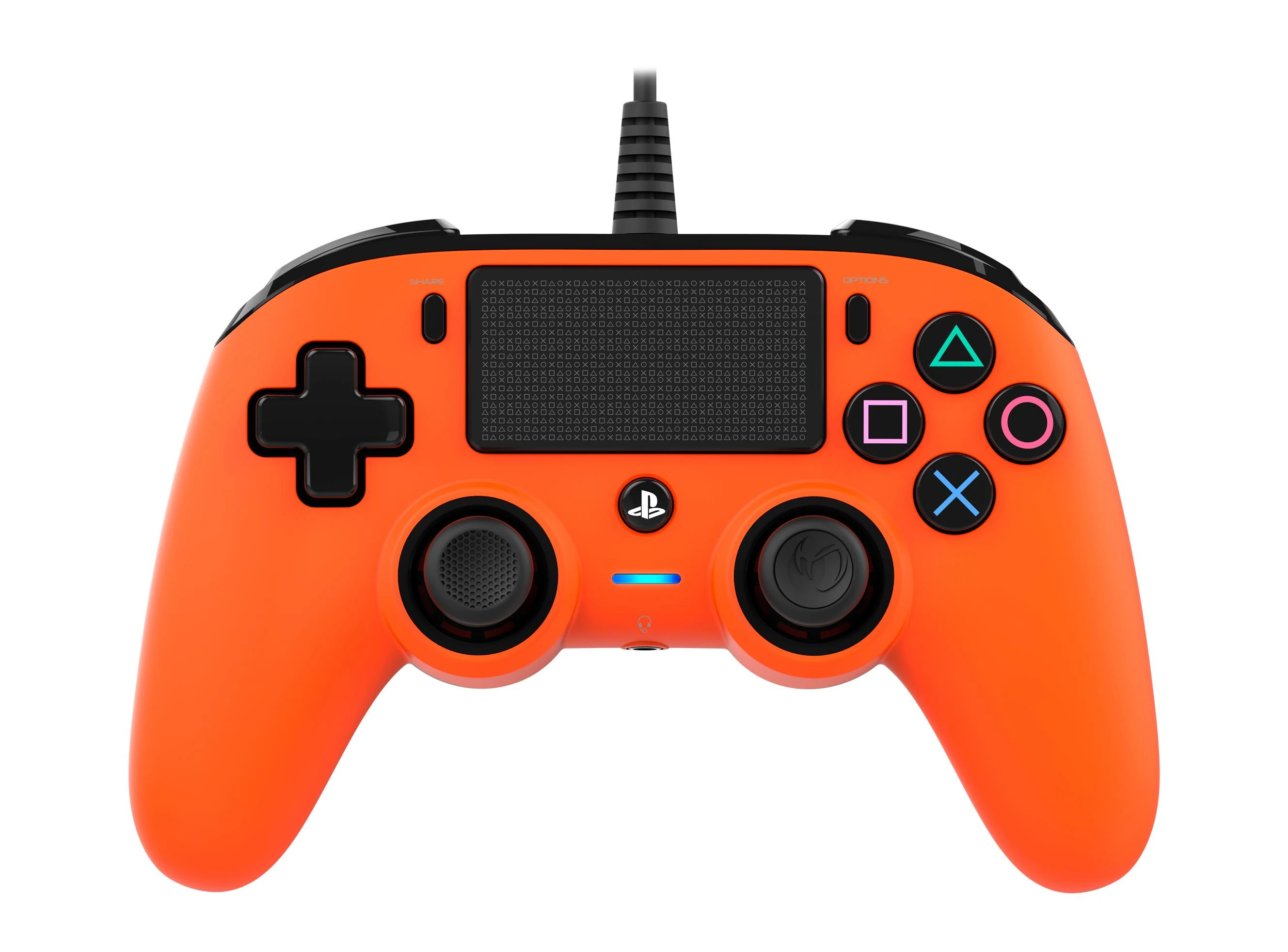 NACON PS4OFCPADORANGE žaidimų valdiklis Žaidimų pultelis PlayStation 4 Analoginis / skaitmeninis Oranžinė