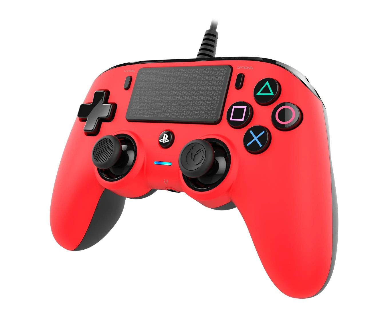 NACON PS4OFCPADRED žaidimų valdiklis Žaidimų pultelis PlayStation 4 Analoginis / skaitmeninis Raudona