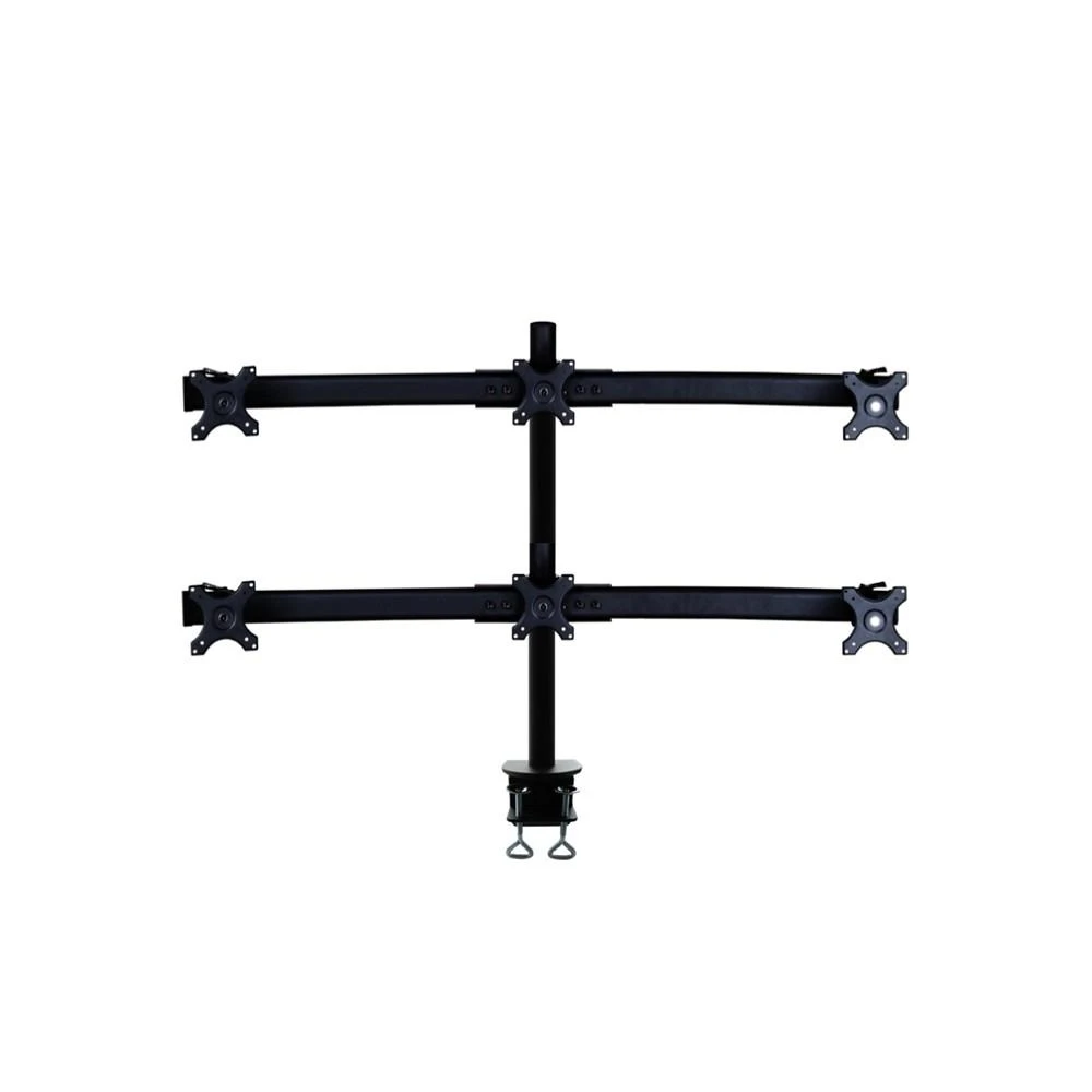 Newstar FPMA-D700D6 monitoriaus laikiklis arba stovas 68,6 cm (27") Gnybtas Juoda