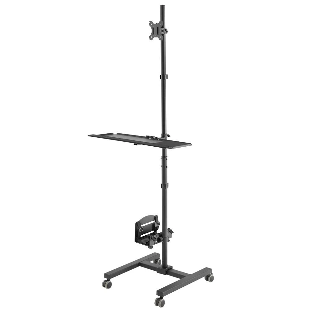 Pelė Neomounts Newstar FPMA-MOBILE1700 reklaminio ekrano laikiklis 81,3 cm (32") Juoda