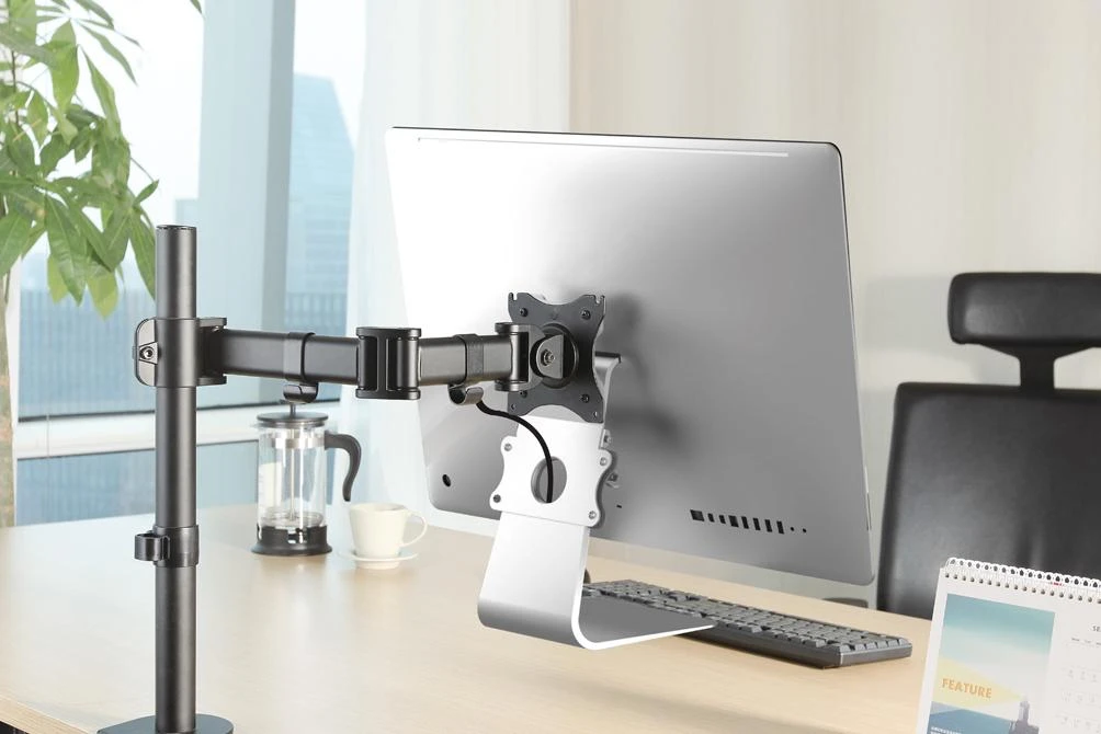 NEWSTAR VESA KONVERSIJOS PLOKŠTELĖ – APPLE MAC Į VESA 75X75 – Sidabrinis
