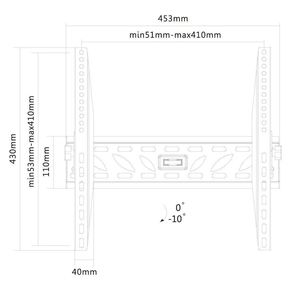 Laikiklis NewStar NeoMounts Flatscreen Wall Mount (tiltable)
