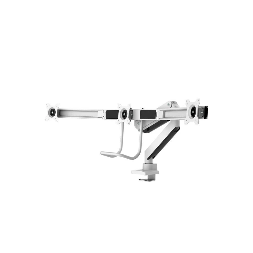 Newstar NM-D775DX3WHITE monitoriaus laikiklis arba stovas 61 cm (24") Gnybtas / varžtai Balta