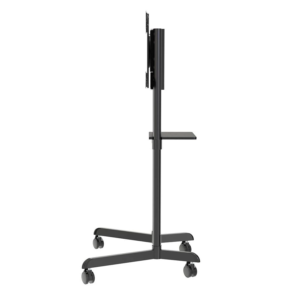 Laikiklis „Neomounts NEWSTAR“ MOBILUSIS PLOKŠČIAEKRANIO GRINDŲ STOVAS (AUKŠTIS: 160 CM) 37–70" Juodas