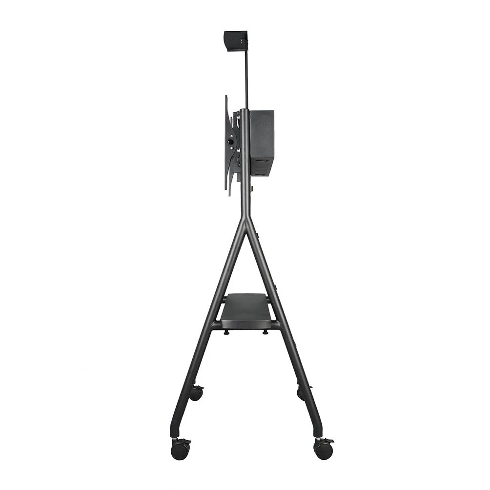 Laikiklis „Neomounts NEWSTAR“ MOBILUSIS PLOKŠČIAEKRANIO GRINDŲ STOVAS (AUKŠTIS: 110–144 CM) 32–65" Juodas