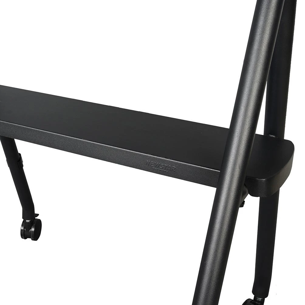 Laikiklis „Neomounts NEWSTAR“ MOBILUSIS PLOKŠČIAEKRANIO GRINDŲ STOVAS (AUKŠTIS: 110–144 CM) 32–65" Juodas