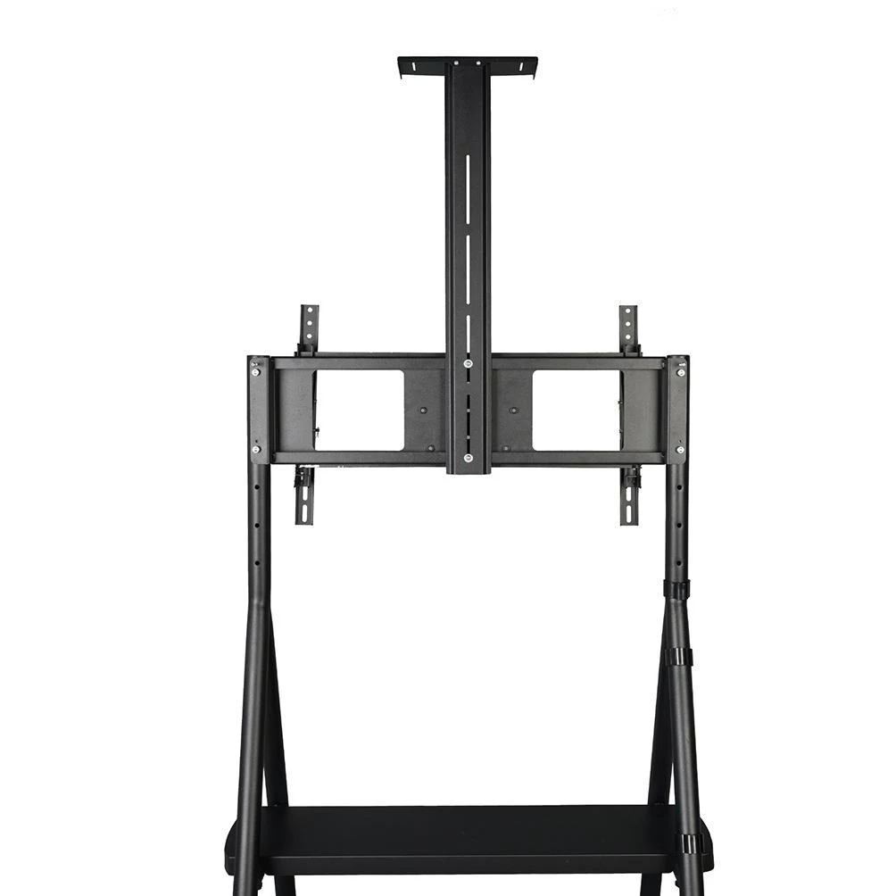 Laikiklis „Neomounts NEWSTAR“ MOBILUSIS PLOKŠČIAEKRANIO GRINDŲ STOVAS (AUKŠTIS: 110–144 CM) 32–65" Juodas