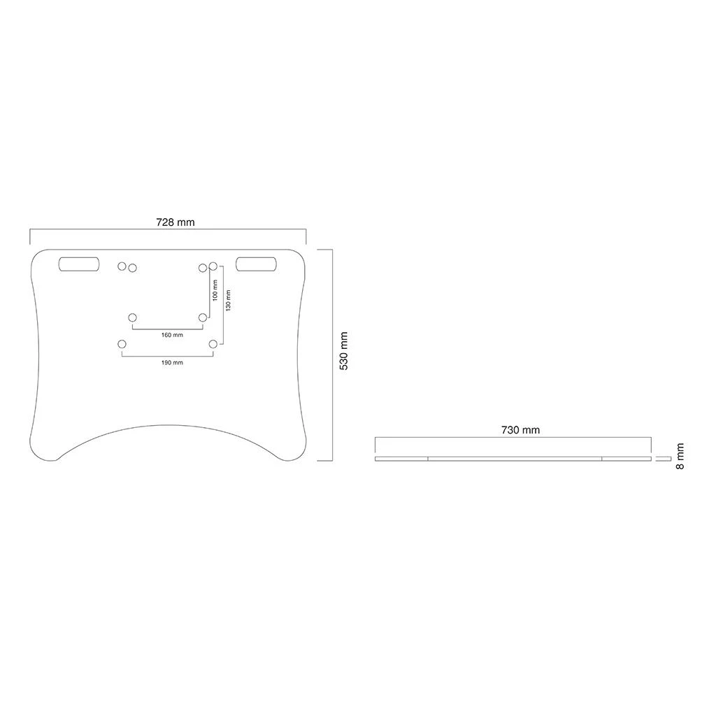 Laikiklis Neomounts Newstar PLASMA-M2500FPLATE monitoriaus laikiklio priedas