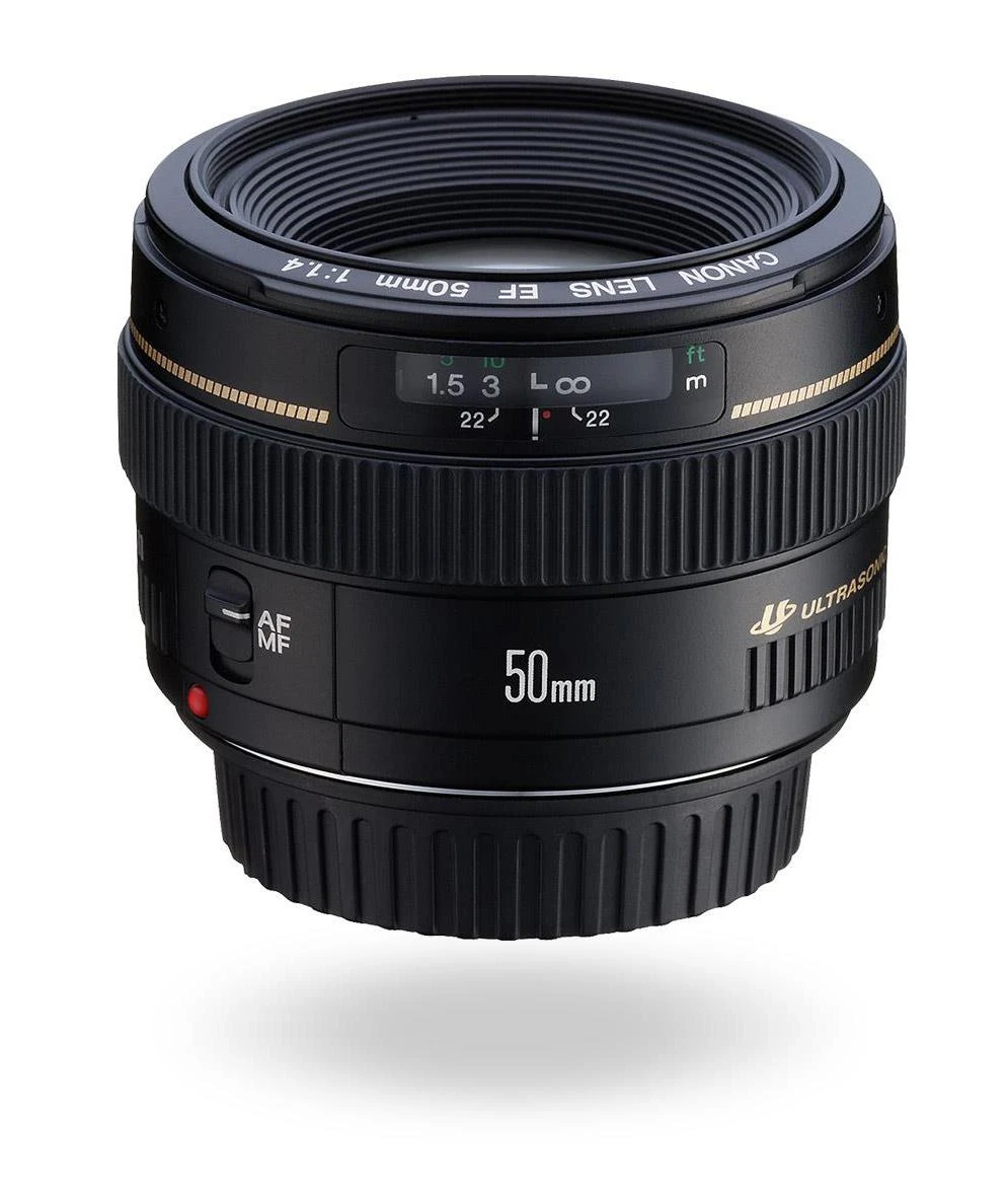 Objektyvas Canon EF 50mm 1:1,4 USM SLR Standartiniai objektyvai Juoda