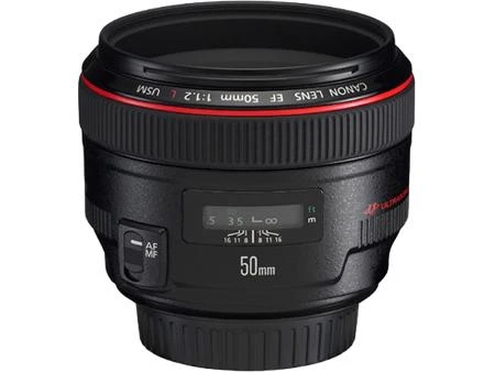 Objektyvas Canon EF 50mm f/1.2L USM SLR Juoda