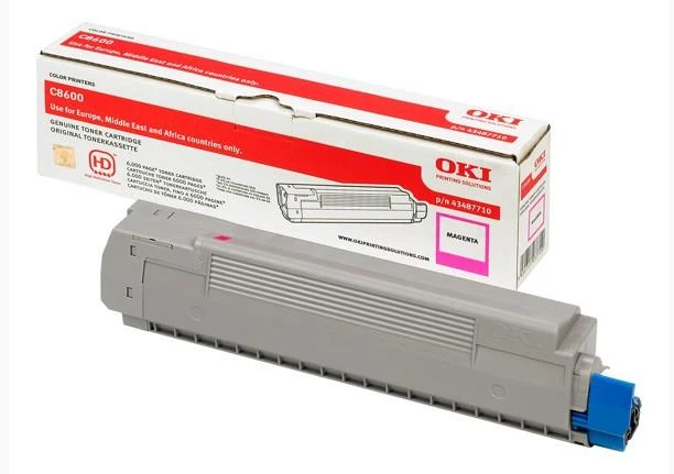 OKI toner magenta C8600 C8800 6000 puslapių