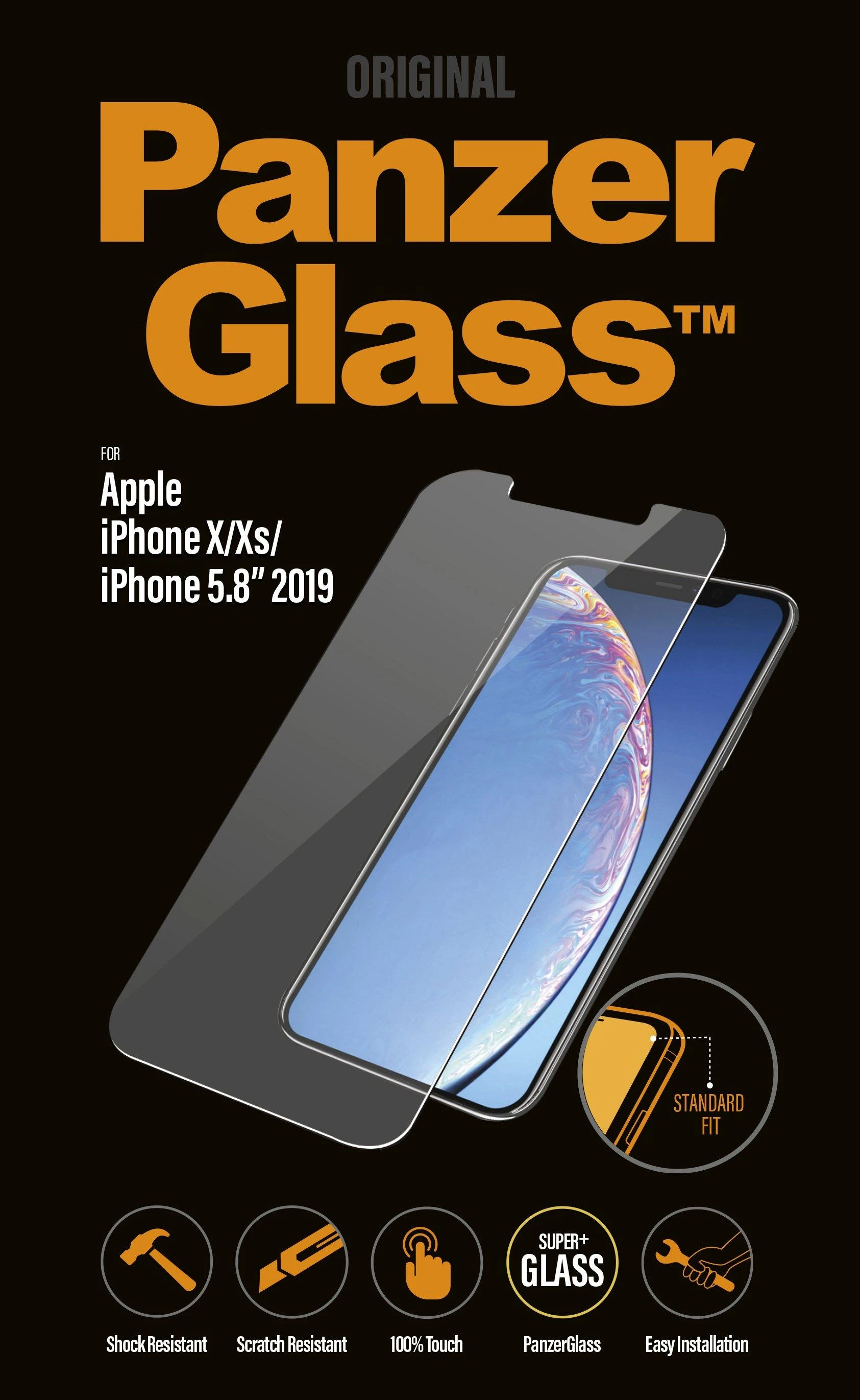 Panzer Glass PanzerGlass | 2661 | Ekrano apsauga | iPhone | X/XS | Grūdintas stiklas | Skaidrus