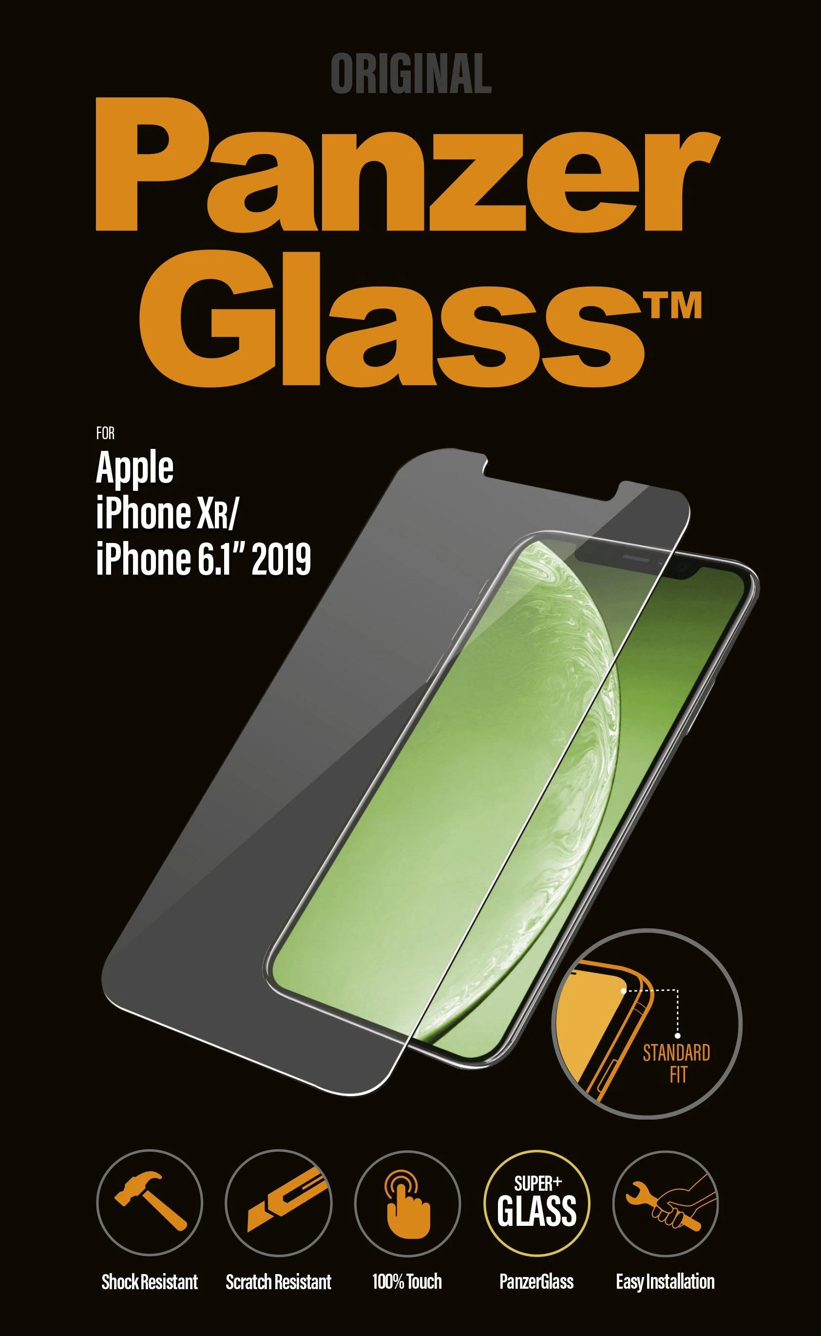 Panzer Glass PanzerGlass | Apple | iPhone XR/11 | Hibridinis stiklas | Skaidrus | Viso kadro aprėptis; Suapvalinti kraštai; 100 % prisilietimo išsaugojimas | Ekrano apsauga