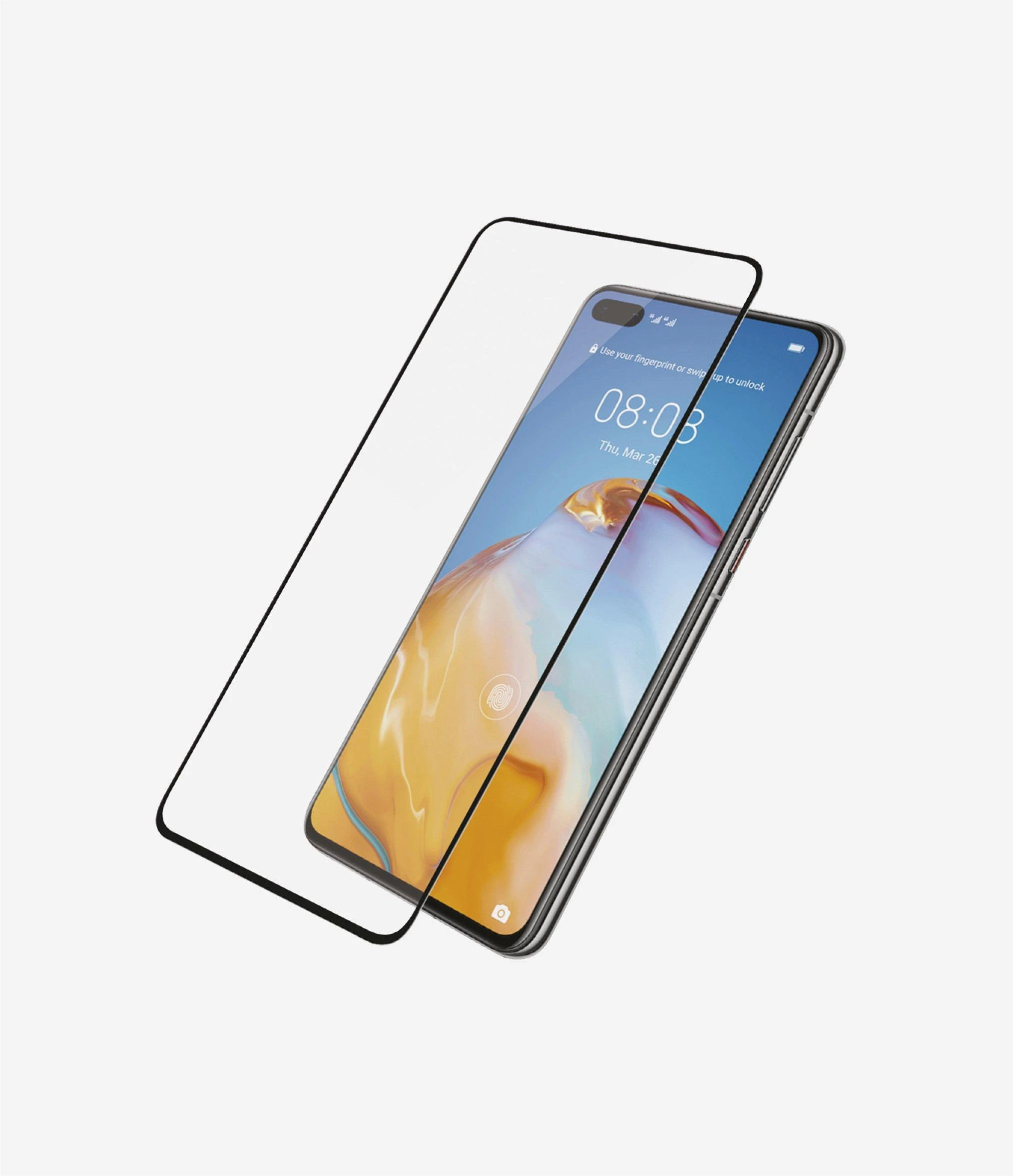 Panzer Glass PanzerGlass 5369 Ekrano apsauga, Huawei, P40, Grūdintas stiklas, Juodas