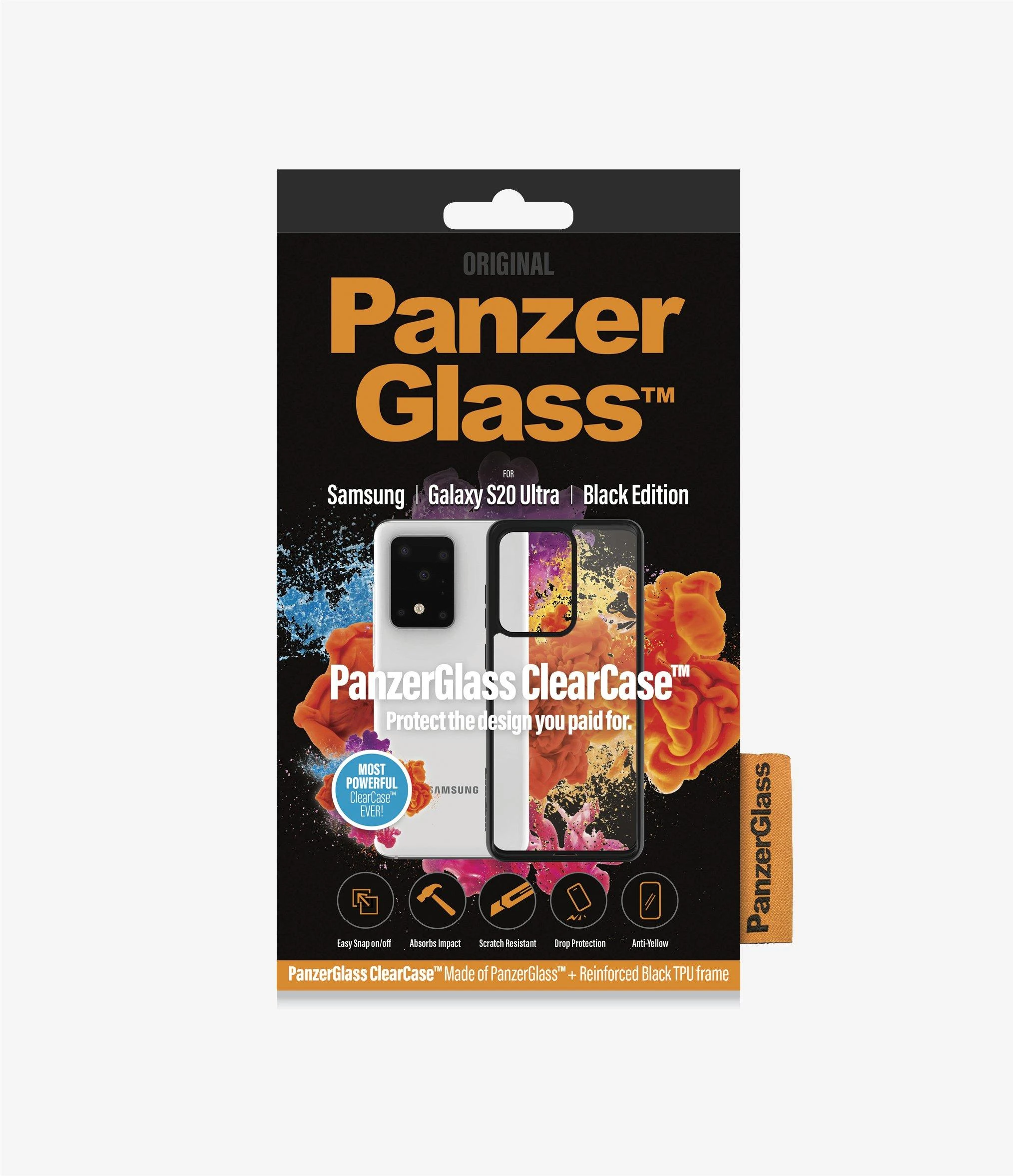 Panzer Glass PanzerGlass ClearCase Samsung Galaxy S20+ Ultra, Juodas | PanzerGlass