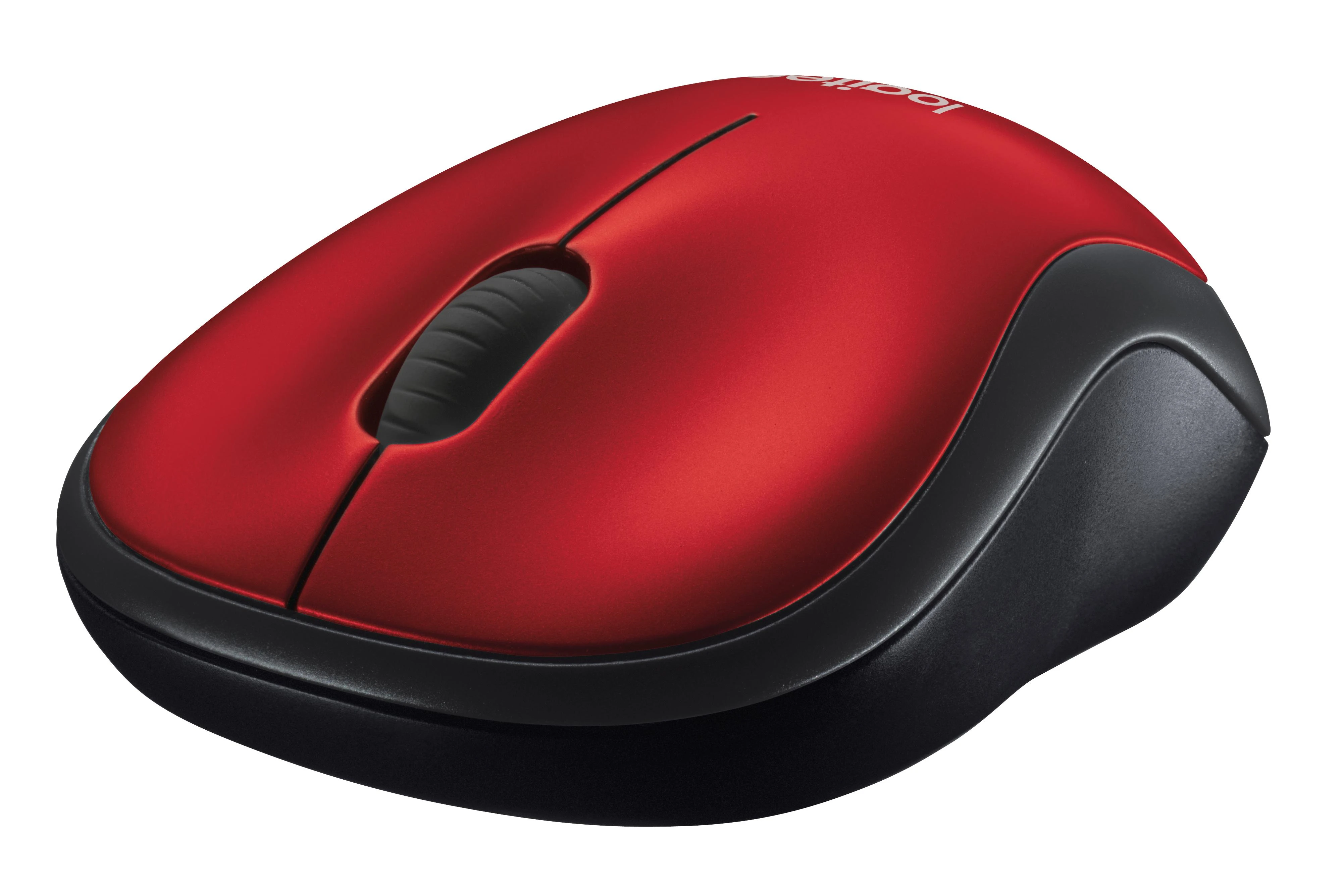 Bevielė pelė Logitech M185. Raudona