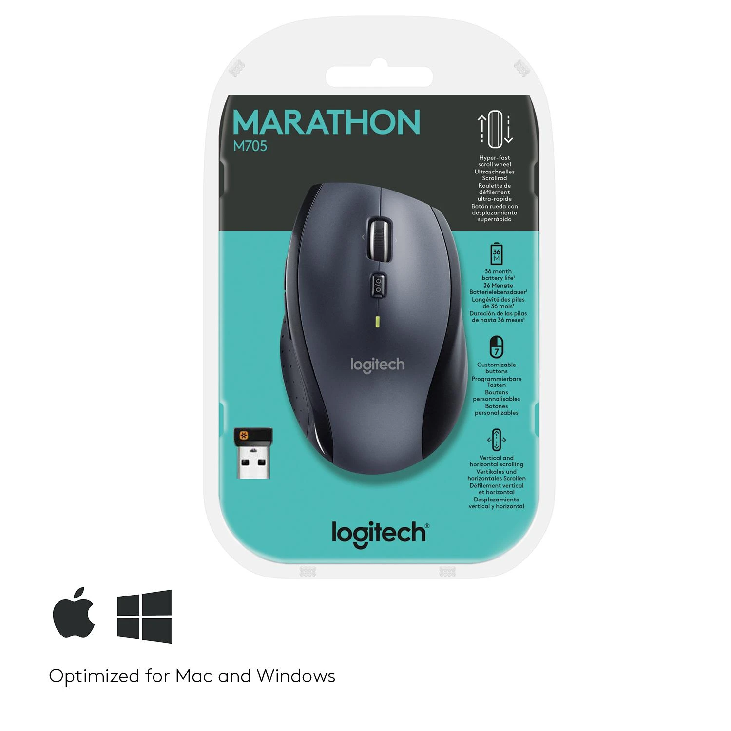 Belaidė pelė Logitech M705