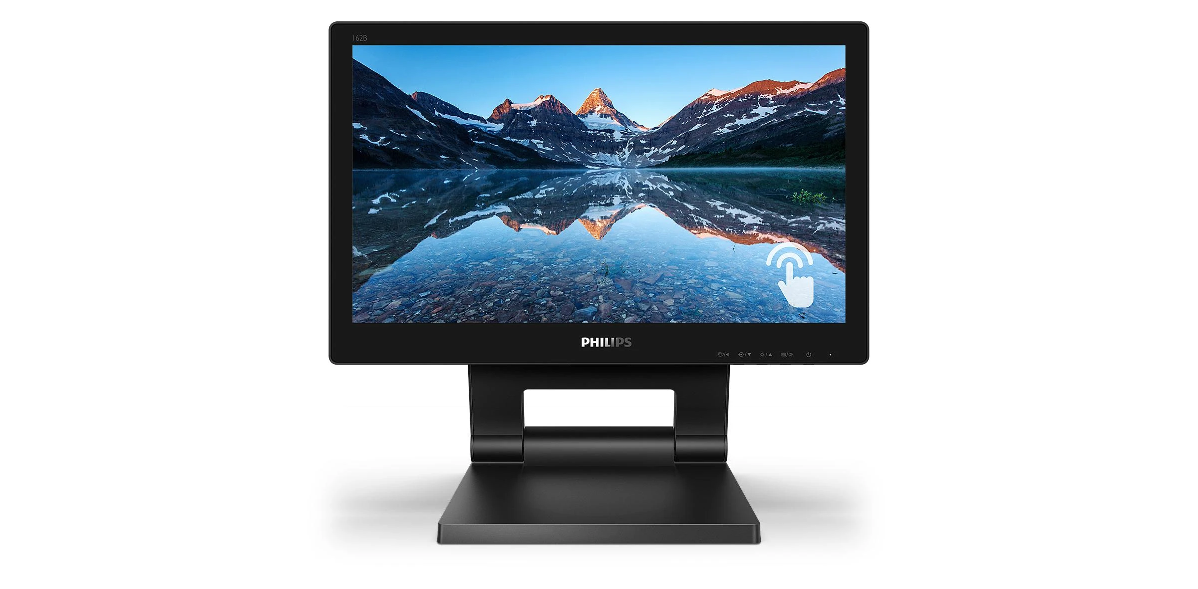 Monitorius Philips 162B9T/00 15.6" (39.6 cm), Juodos spalvos