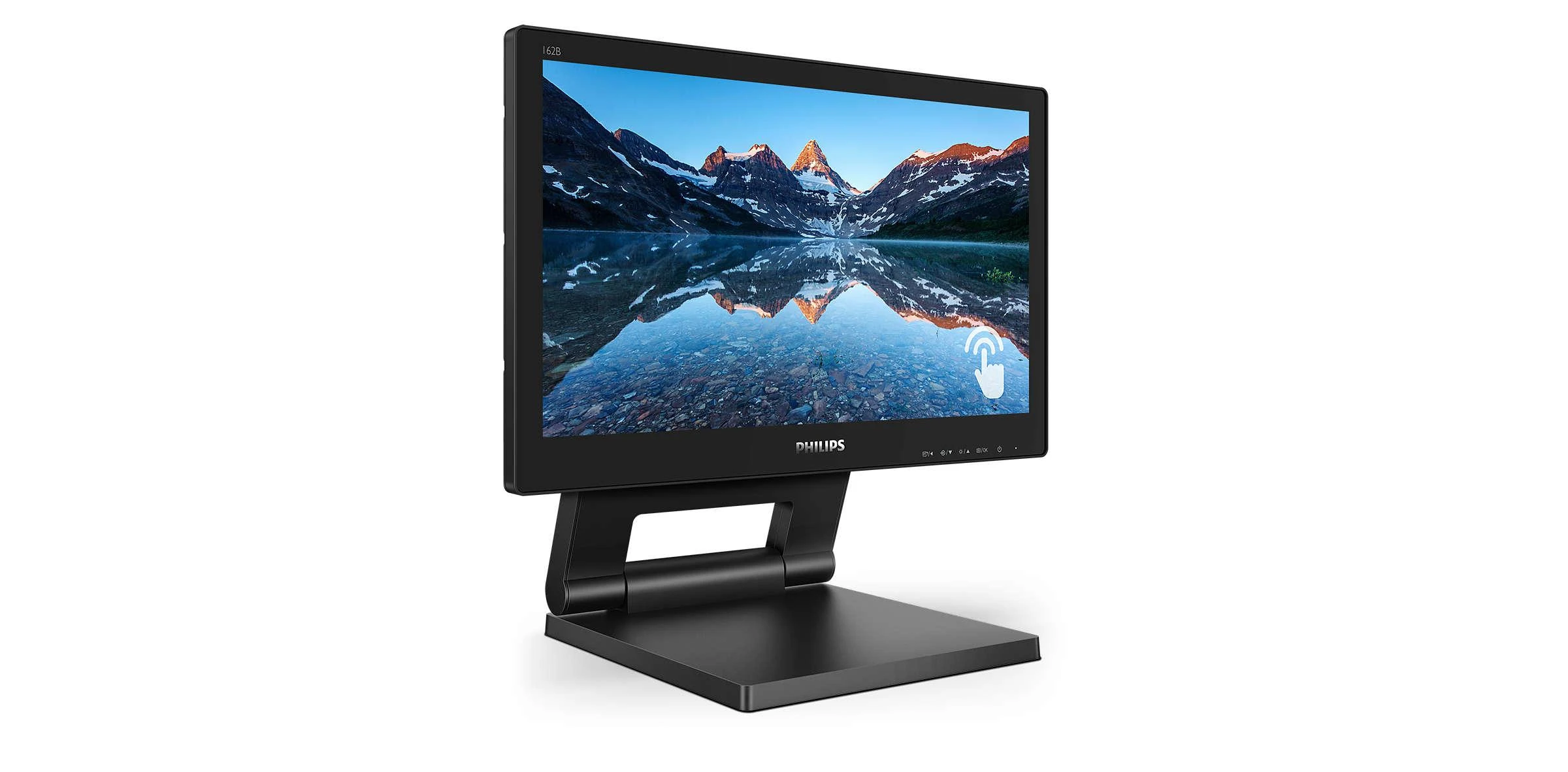 Monitorius Philips 162B9T/00 15.6" (39.6 cm), Juodos spalvos