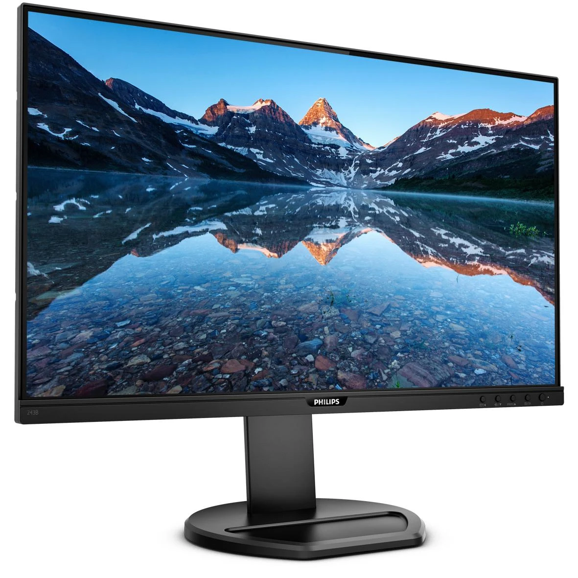 Philips B Line 243B9/00 kompiuterio monitorius 60,5 cm (23.8") 1920 x 1080 pikseliai „Full HD“ LED Juoda