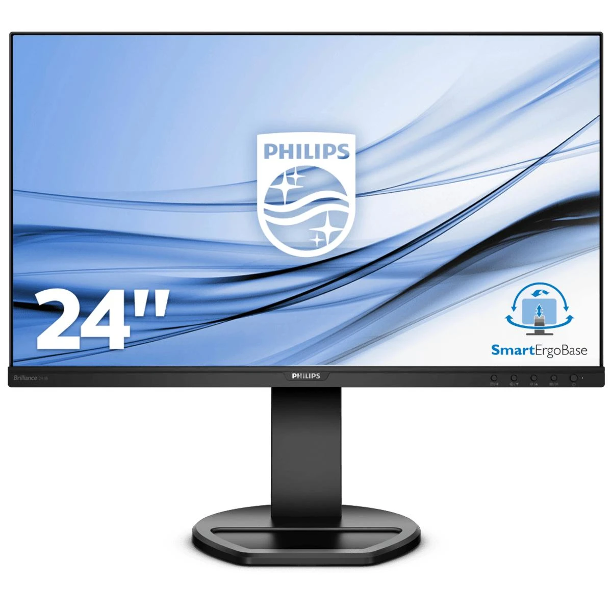Monitorius Philips 241B8QJEB/00 23.8 ", IPS, FHD, 1920 x 1080 pikselių, 16:9, 5 ms, 250 cd/m², Juodas