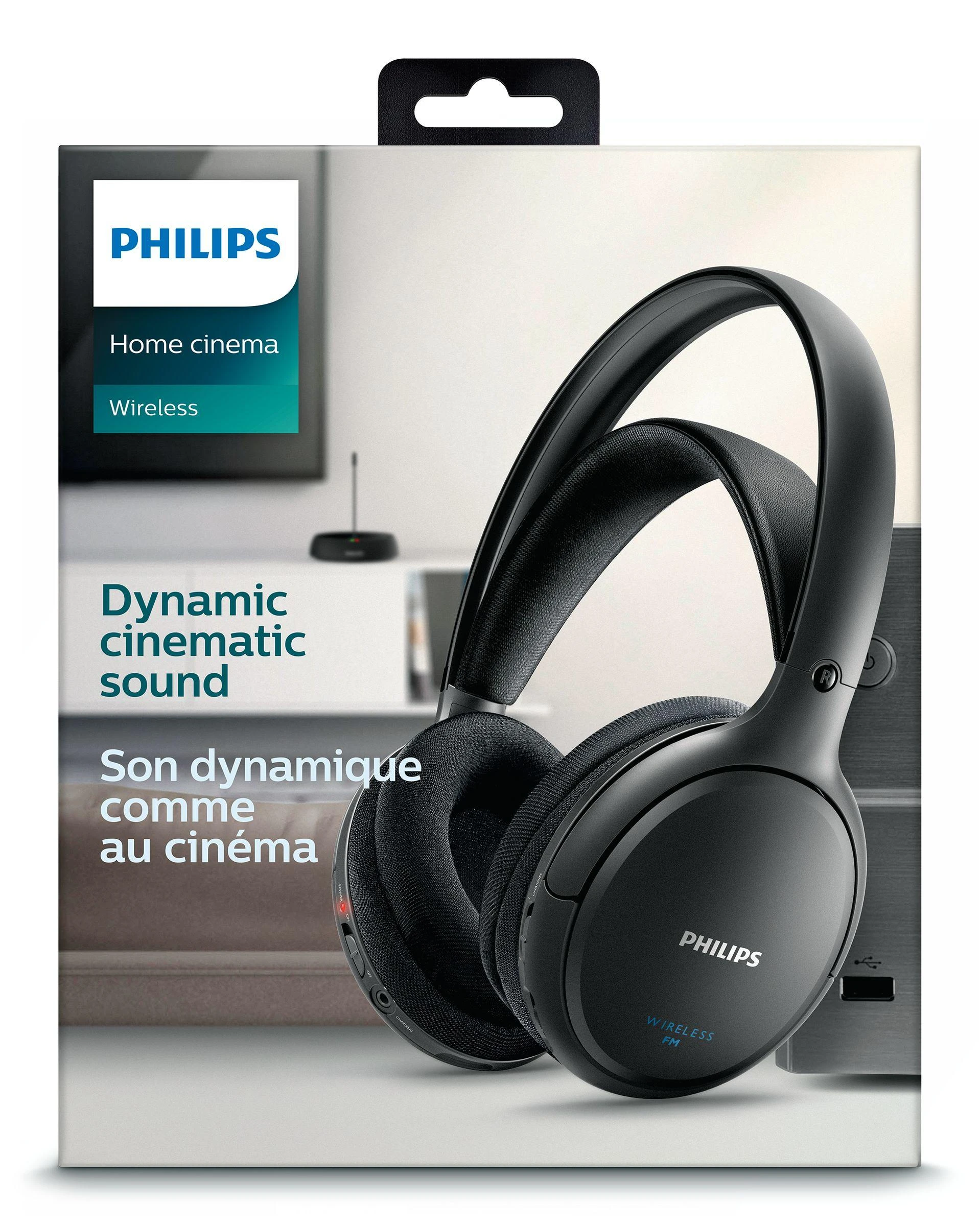 Belaidės HiFi ausinės Philips SHC5200/10, Juodos