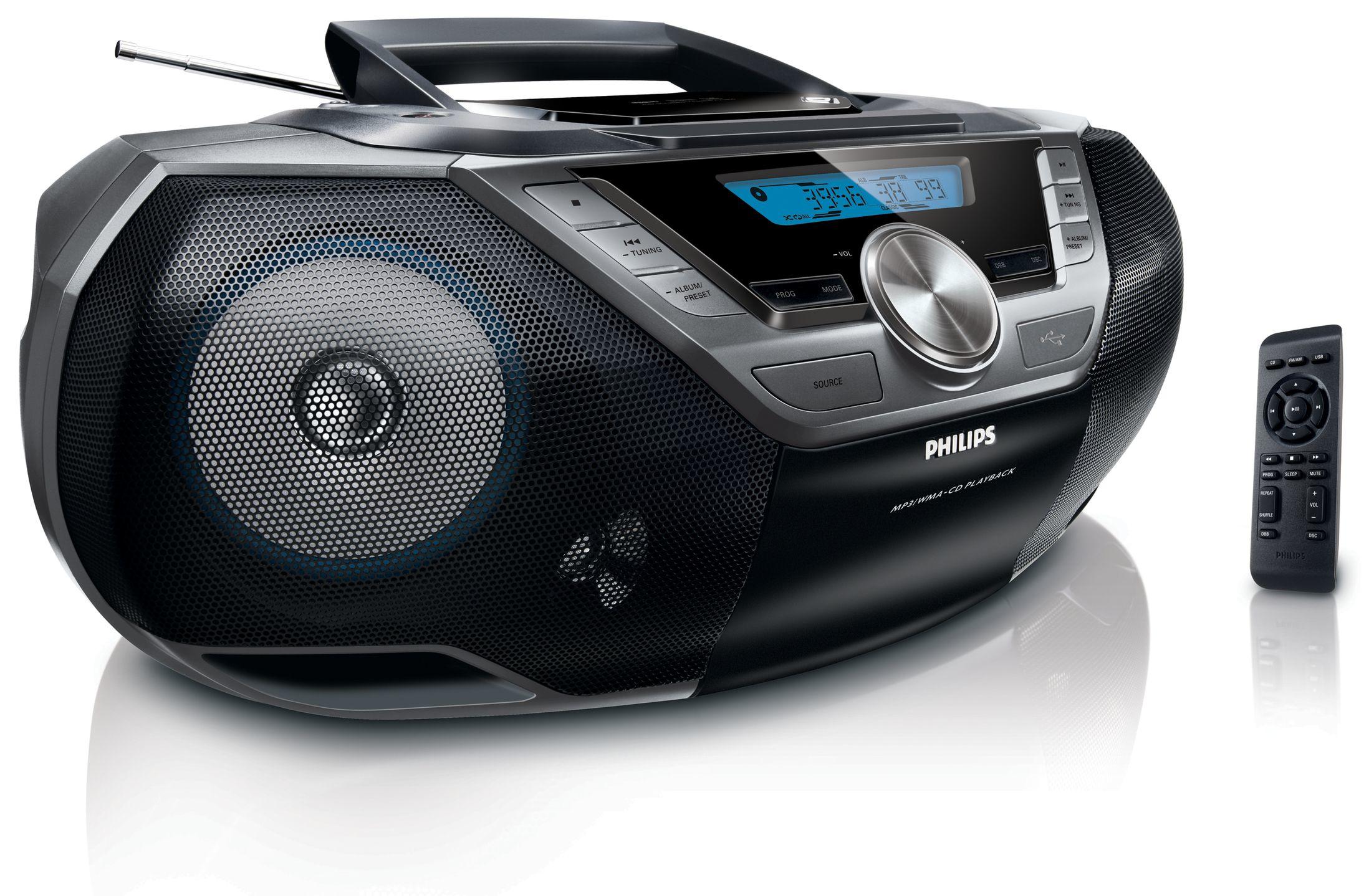 PHILIPS AZ780 / 12 Magnetola, modelis - AZ780/12, žema kaina | Varle.lt