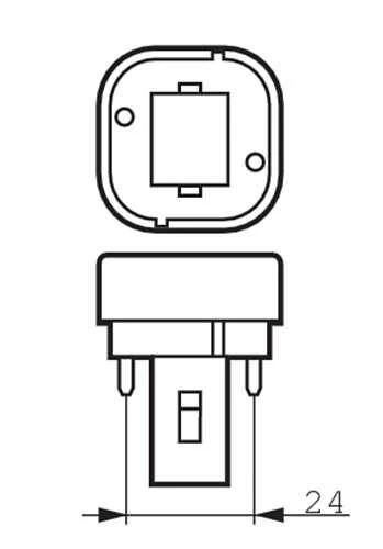 Philips CorePro LED PLC 8,5 W energiją taupanti lempa 8,5 W G24d-3 A+