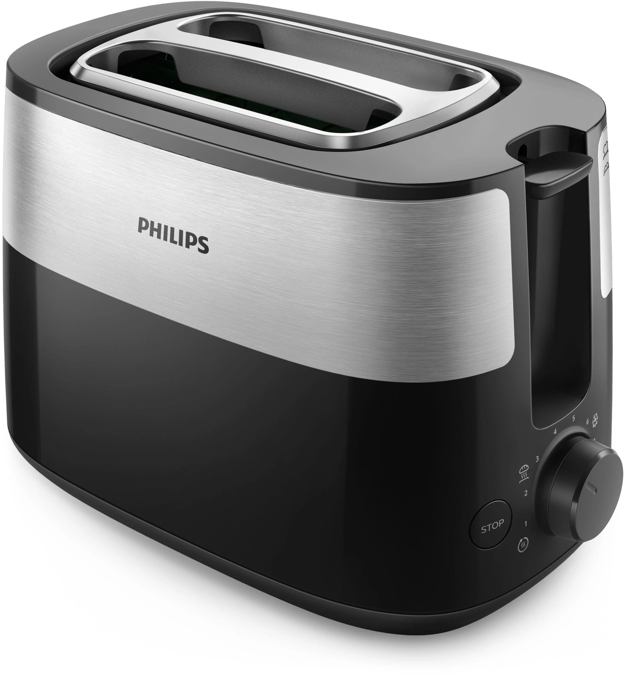 Skrudintuvas Toaster Philips HD2516/90 (830W, juodos spalvos)