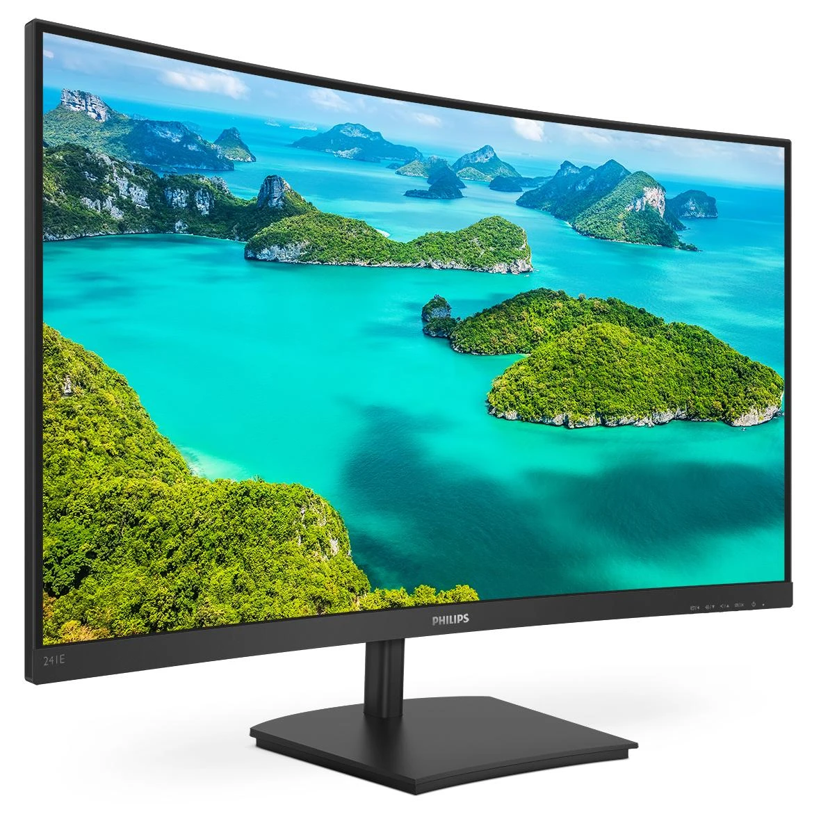 Philips E Line 241E1SCA/00 kompiuterio monitorius 59,9 cm (23,6") 1920 x 1080 pikseliai „Full HD“ LCD Juoda
