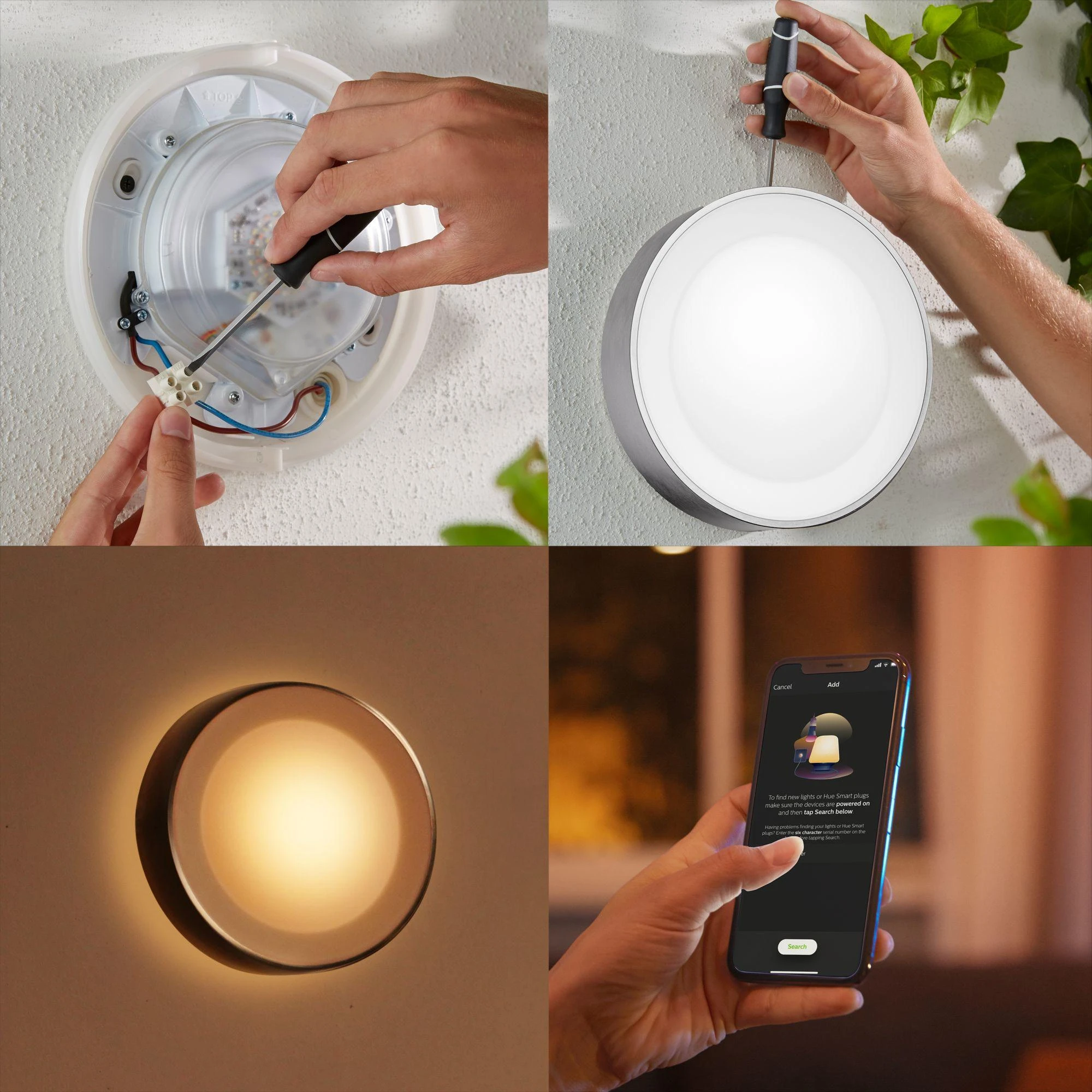 Philips Hue Sieninis lauko šviestuvas Daylo