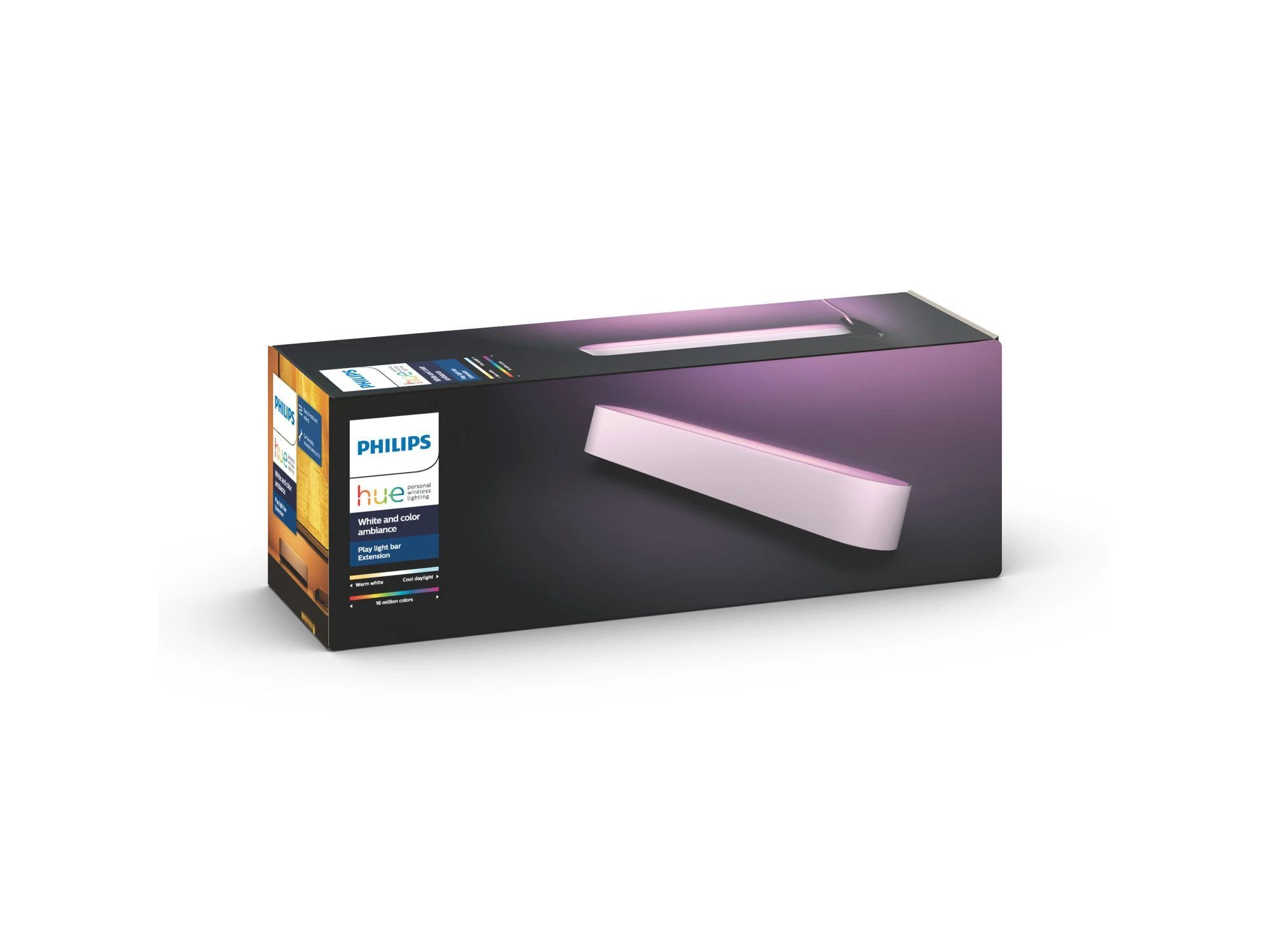 Philips Hue Šviestuvų juostos Play ilginamosios sekcijos komplektas (Baltas ir spalvotas)