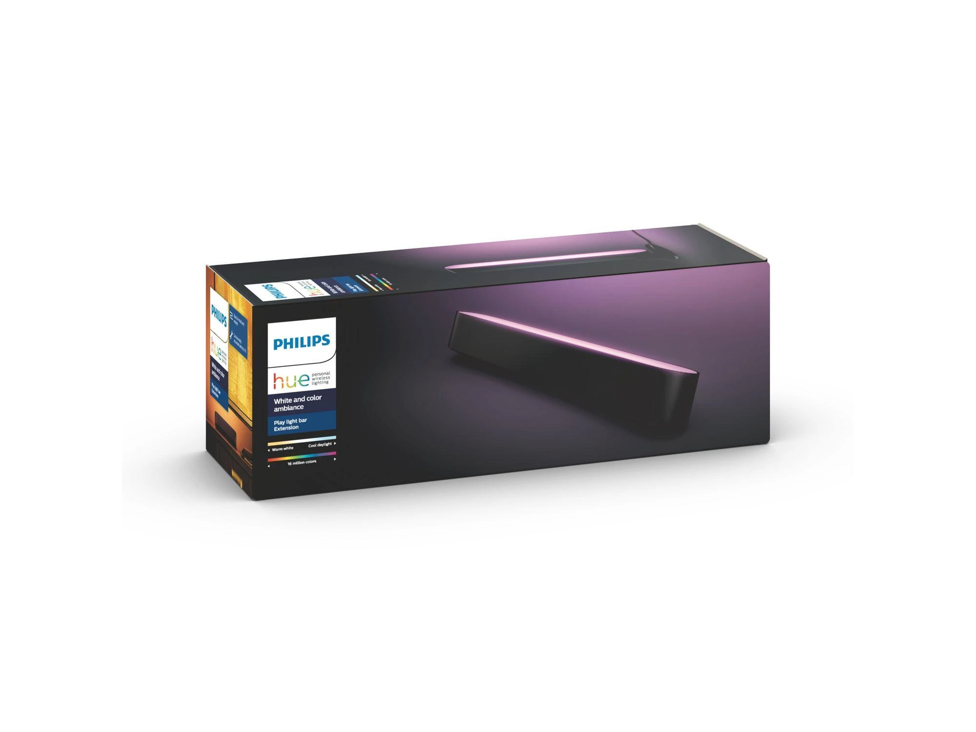 Philips Hue Šviestuvų juostos Play ilginamosios sekcijos komplektas (Baltas ir spalvotas)