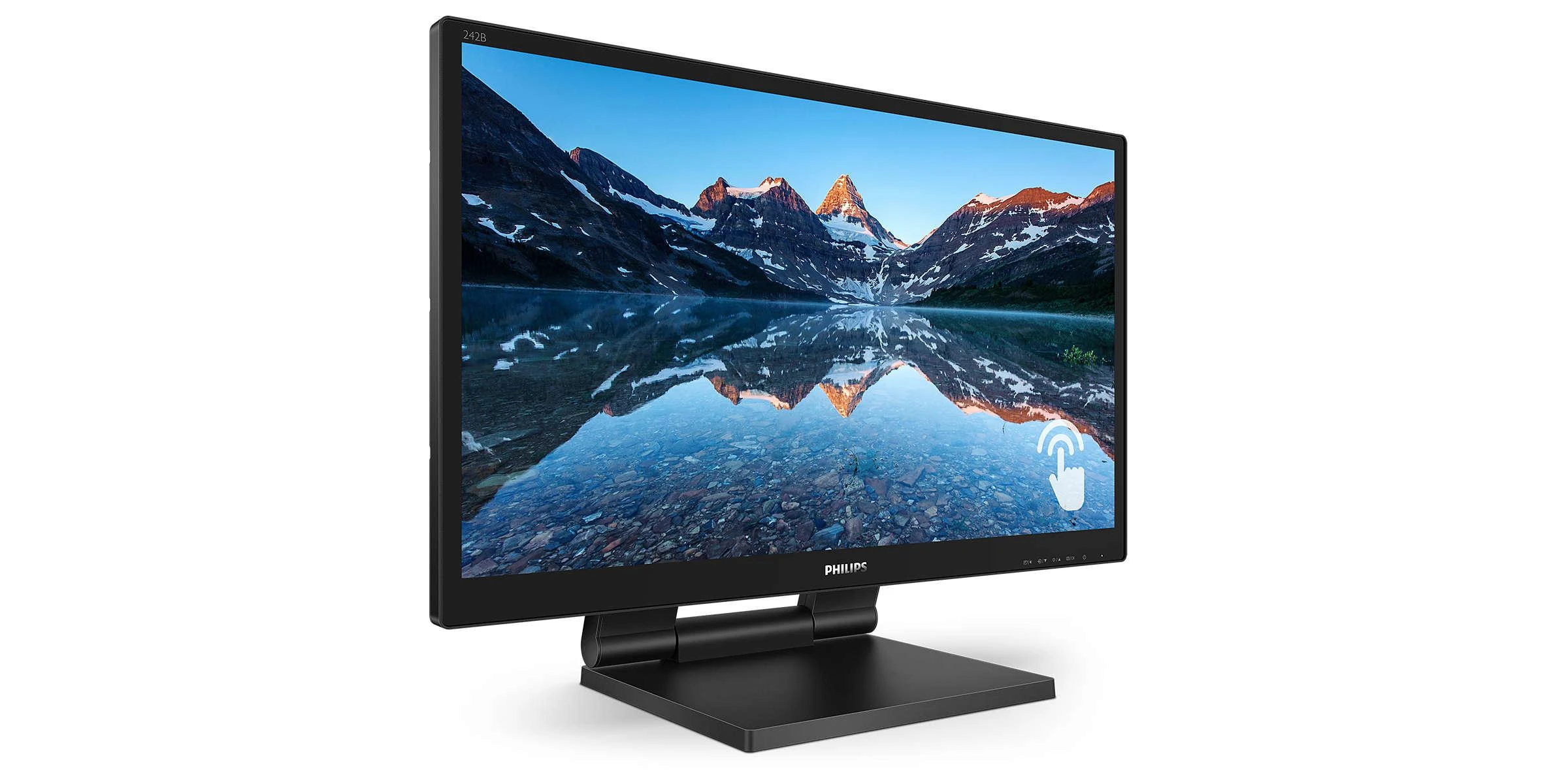 Monitorius Philips 242B9T/00 23.8", Juodos spalvos
